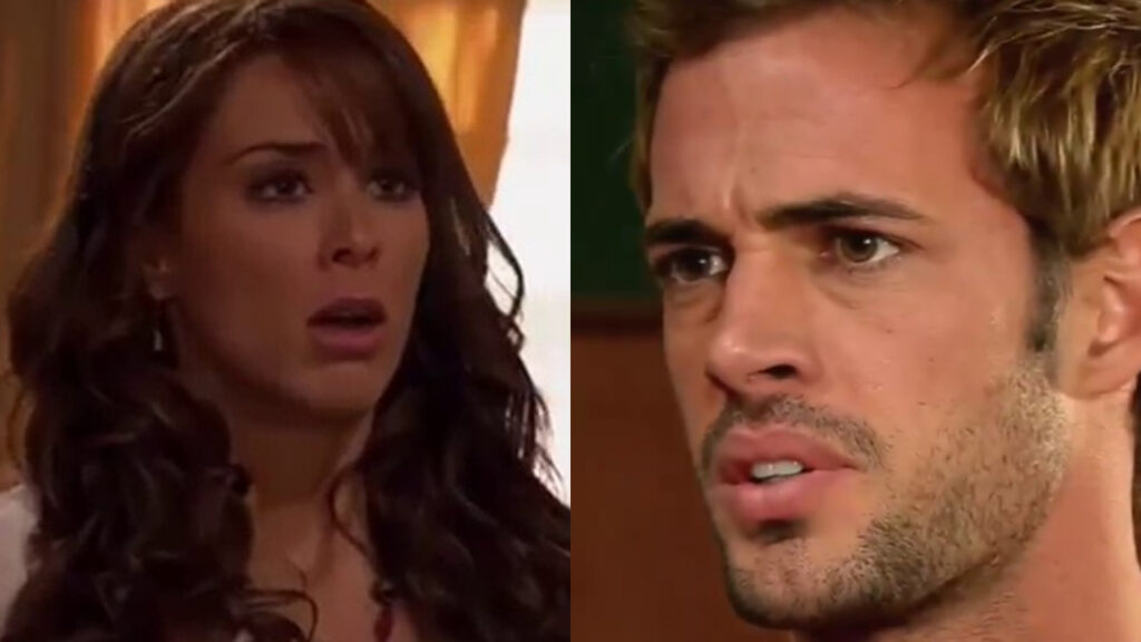 Alessandro Lombardo (William Levy) e Maria José (Jacqueline Bracamontes) na novela Sortilégio (Foto: Reprodução)