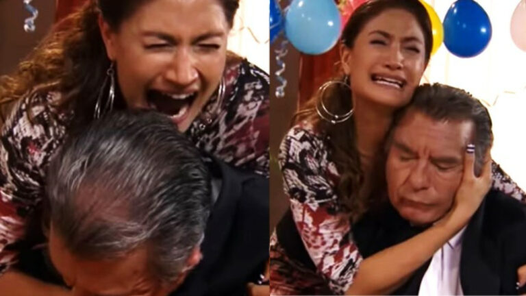 Jerônimo morre nos braços de Vicky na novela Um Refúgio para o Amor (Foto: Reprodução)